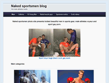 Tablet Screenshot of nakedsportsmen.net